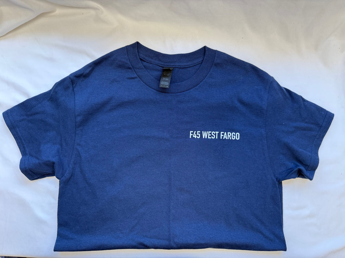 Navy F45 West Fargo Tee