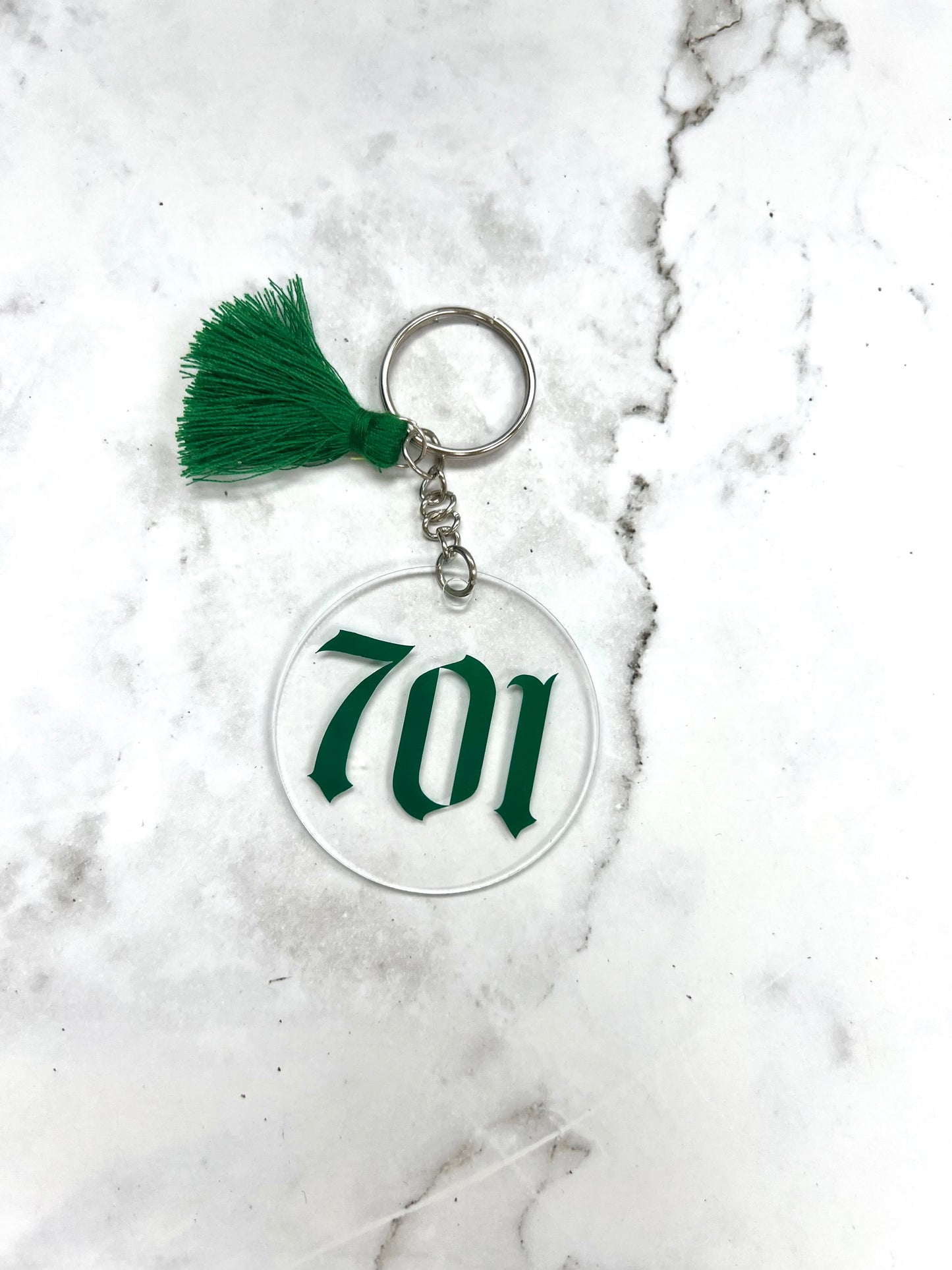 701 round keychain