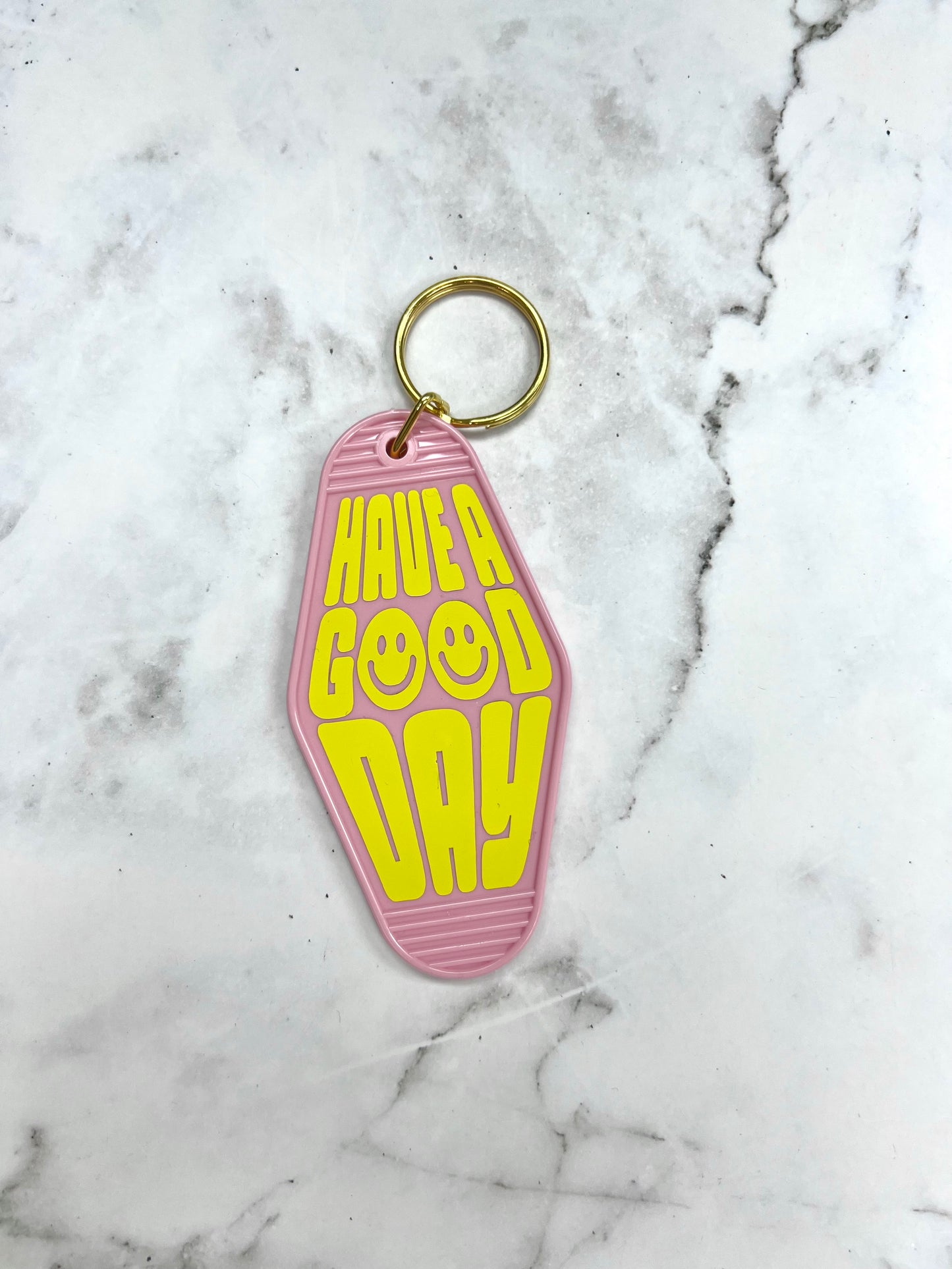 Have a Good Day motel style keychain
