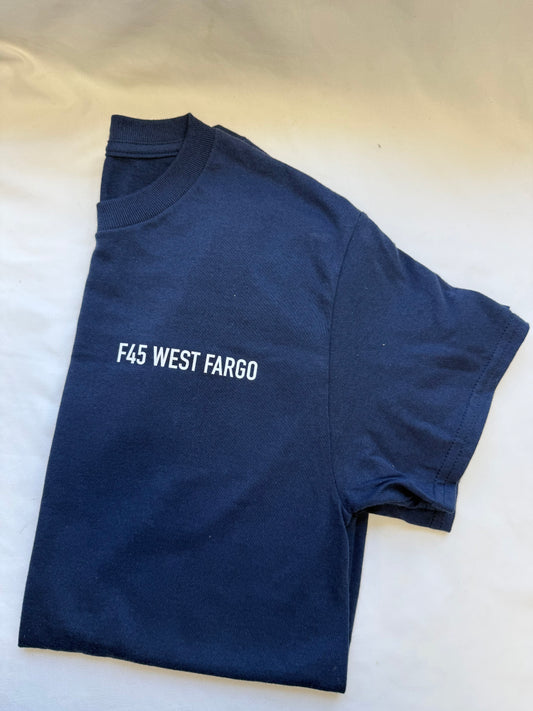 Navy F45 West Fargo Tee