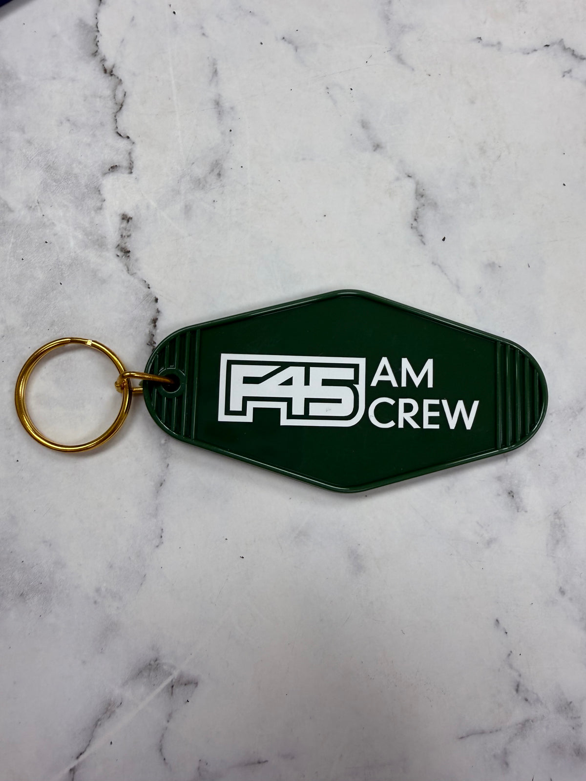 F45 AM CREW Keychain