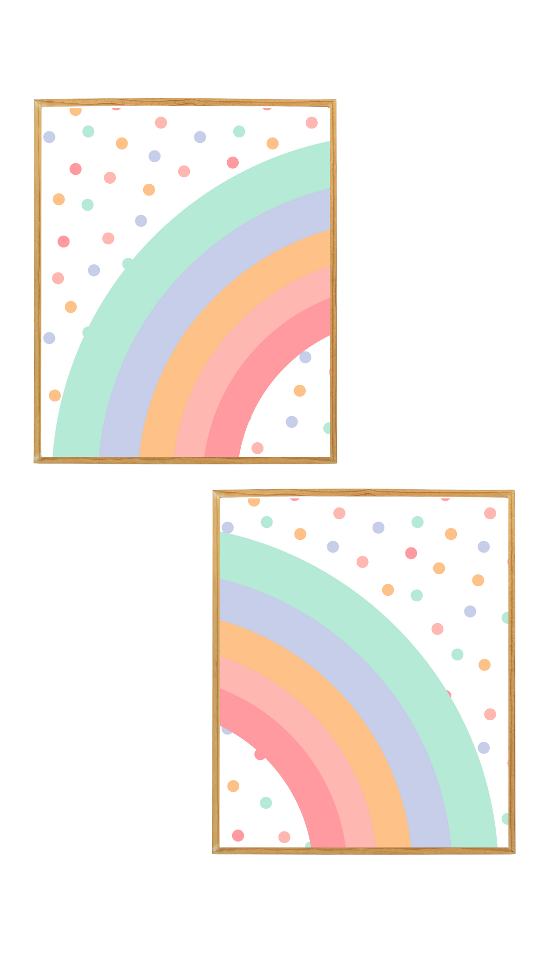 Pastel Rainbow - Digital Print SET