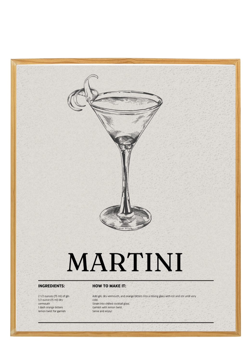 Martini - Digital Print