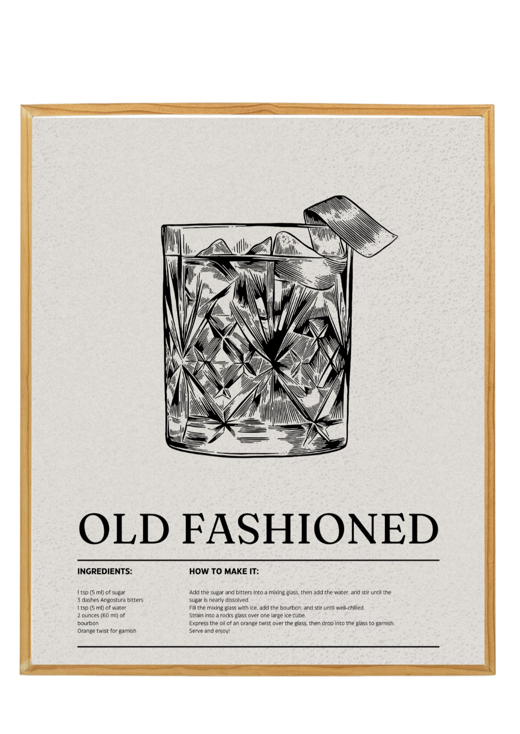 Old Fashioned - Digital Print