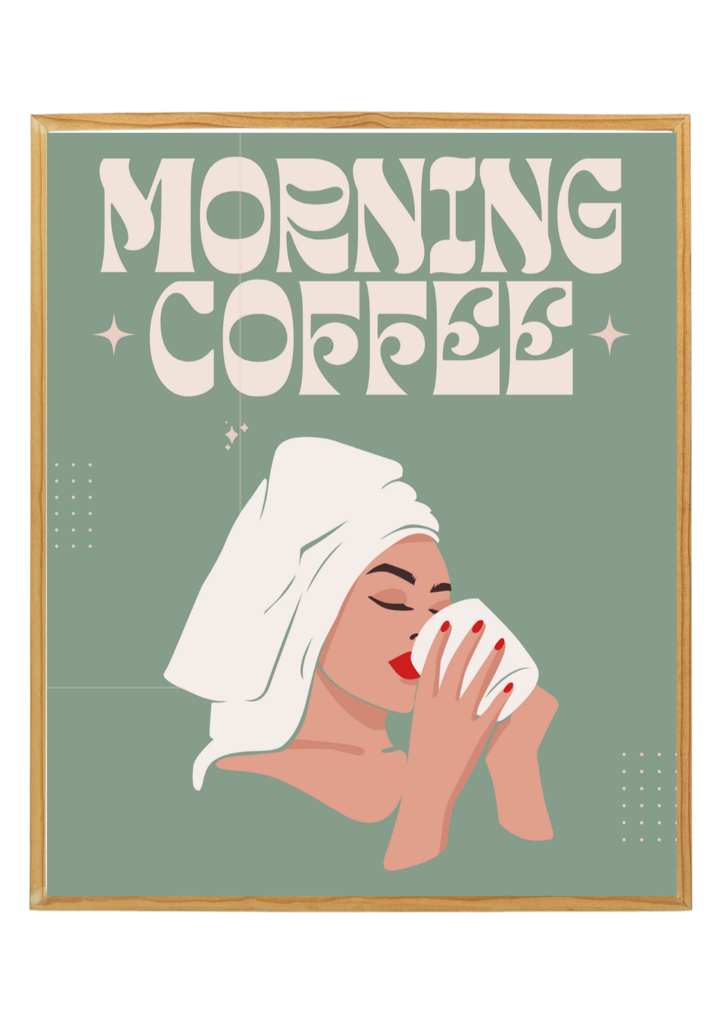 Morning Coffee - Digital Print