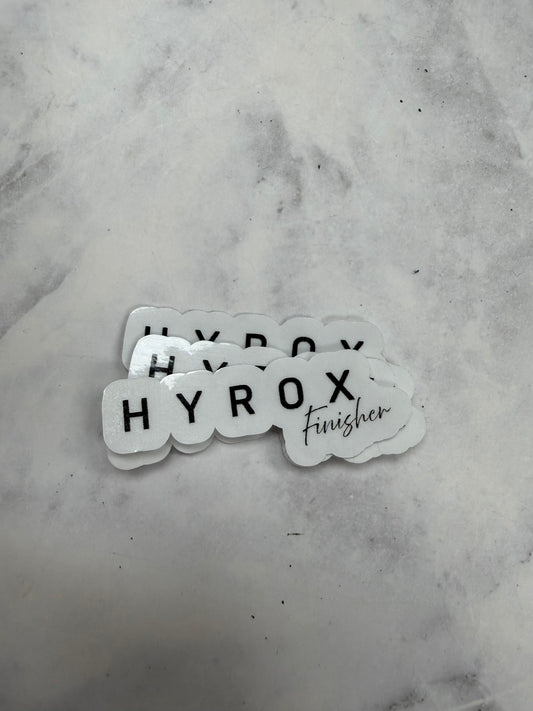 H**** Finisher Sticker
