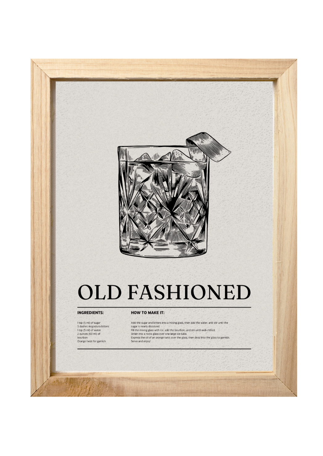 Old Fashioned - Digital Print