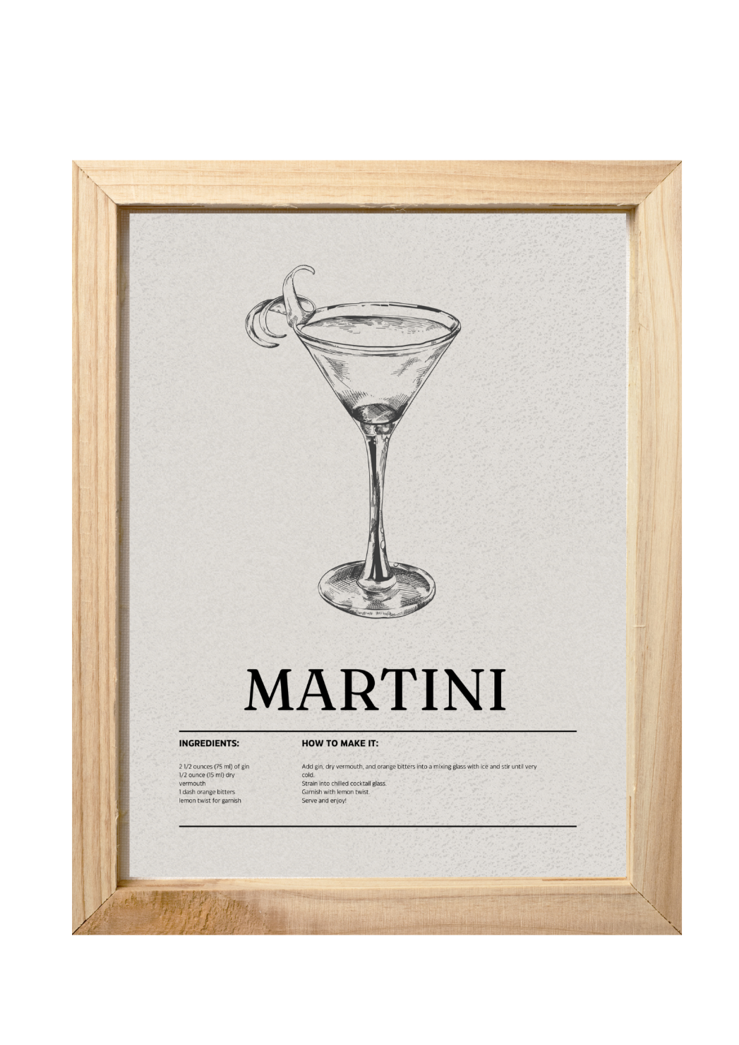 Martini - Digital Print