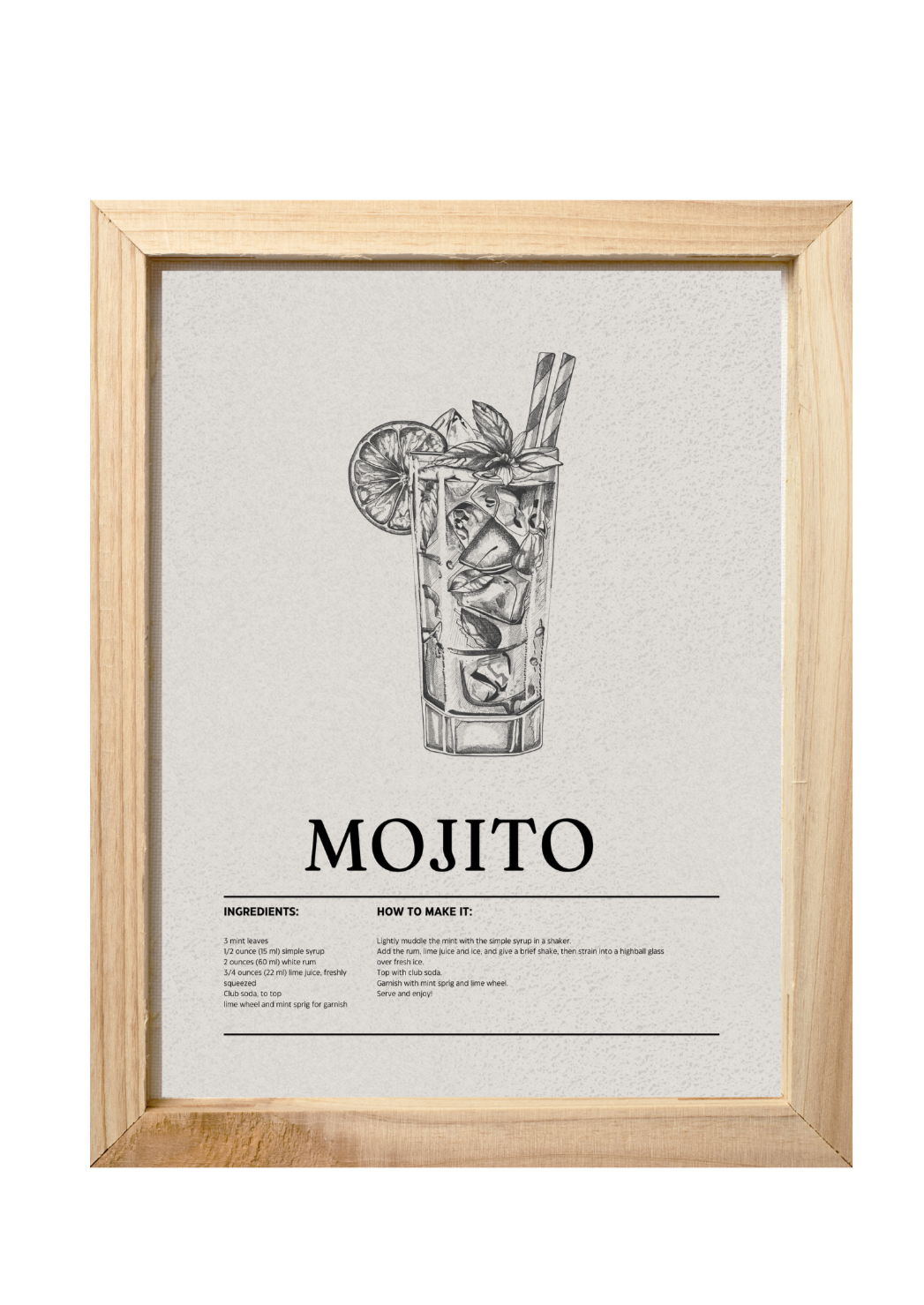 Mojito - Digital Print