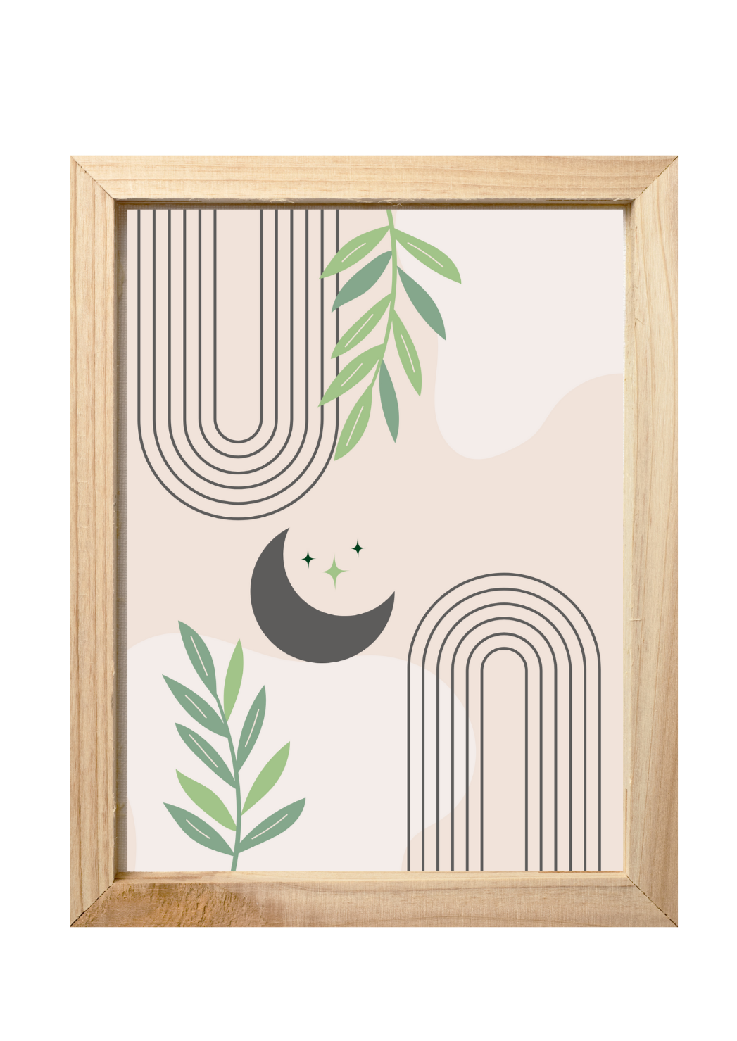 Moon + Arches - Digital Print