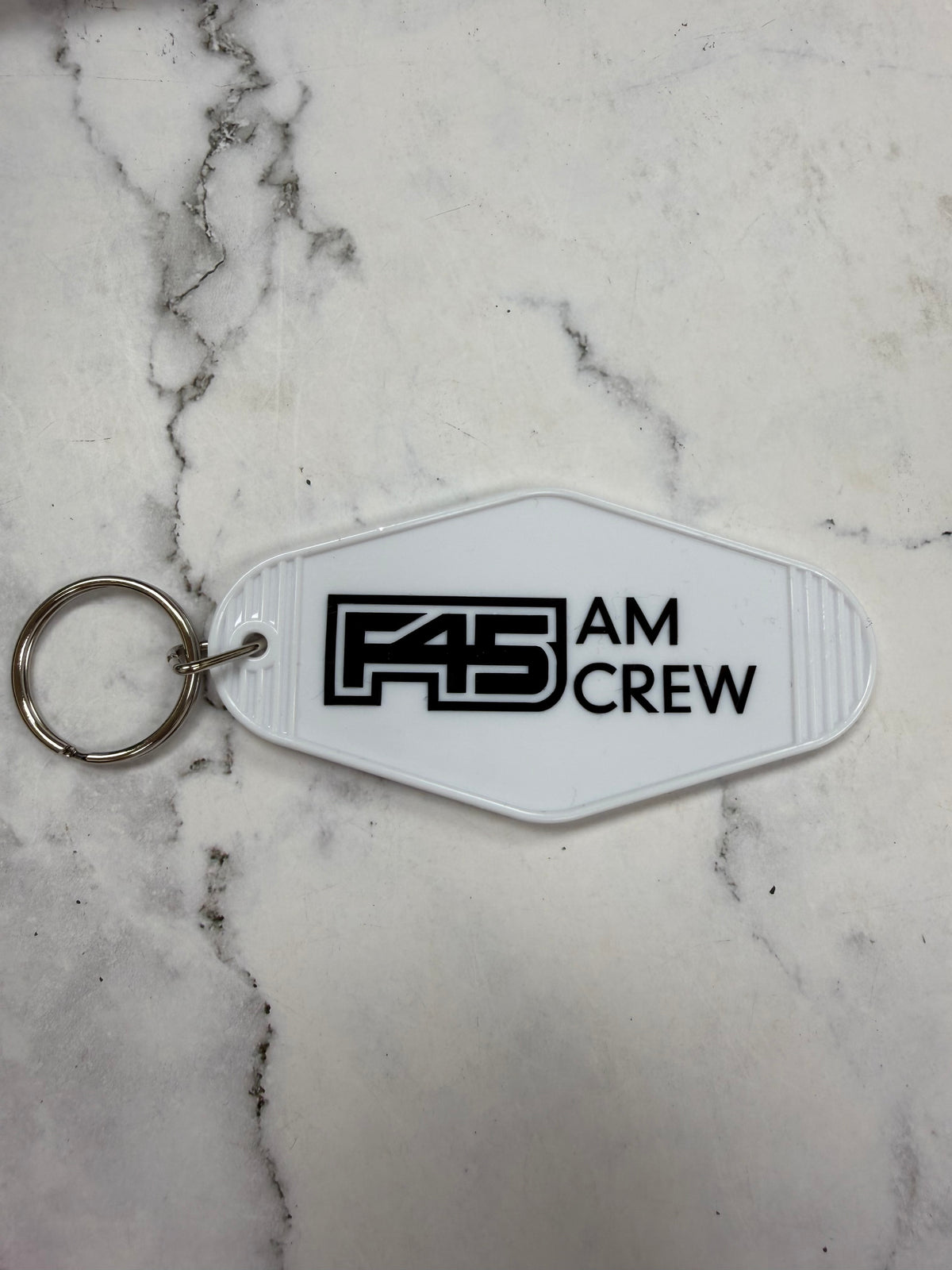 F45 AM CREW Keychain