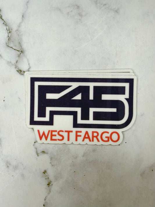 F45 West Fargo Temporary Tattoo