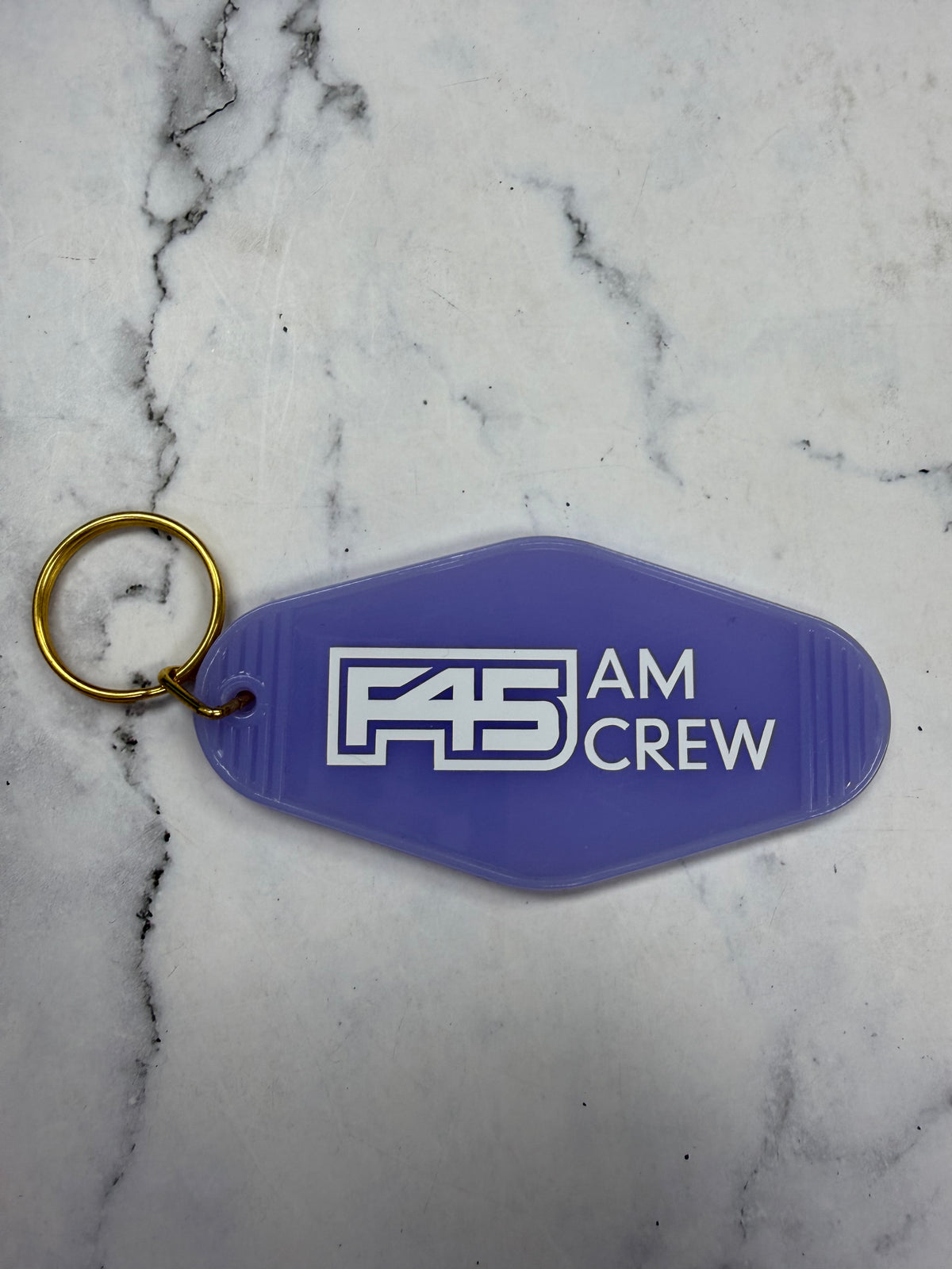 F45 AM CREW Keychain