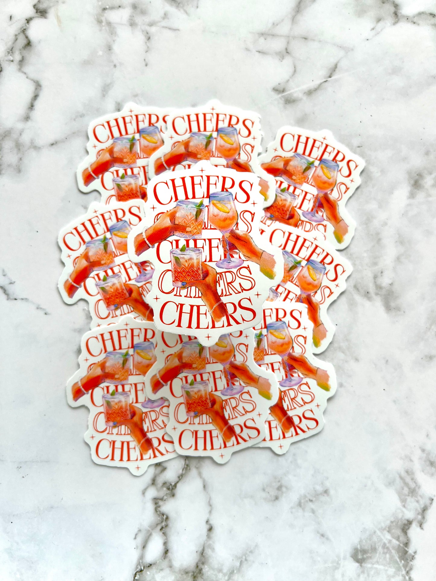 Cheers Sticker
