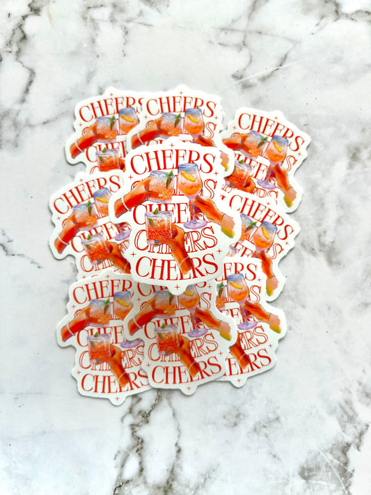 Cheers Sticker