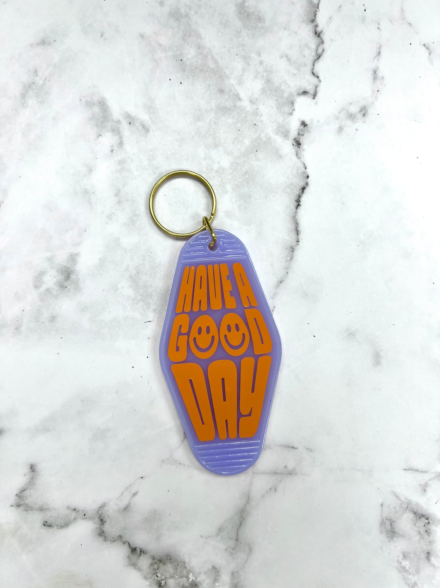 Have a Good Day motel style keychain