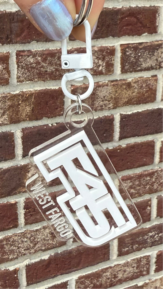 F45 West Fargo keychain