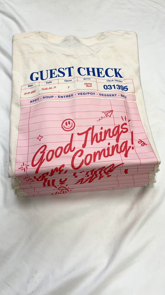Guest Check Tee