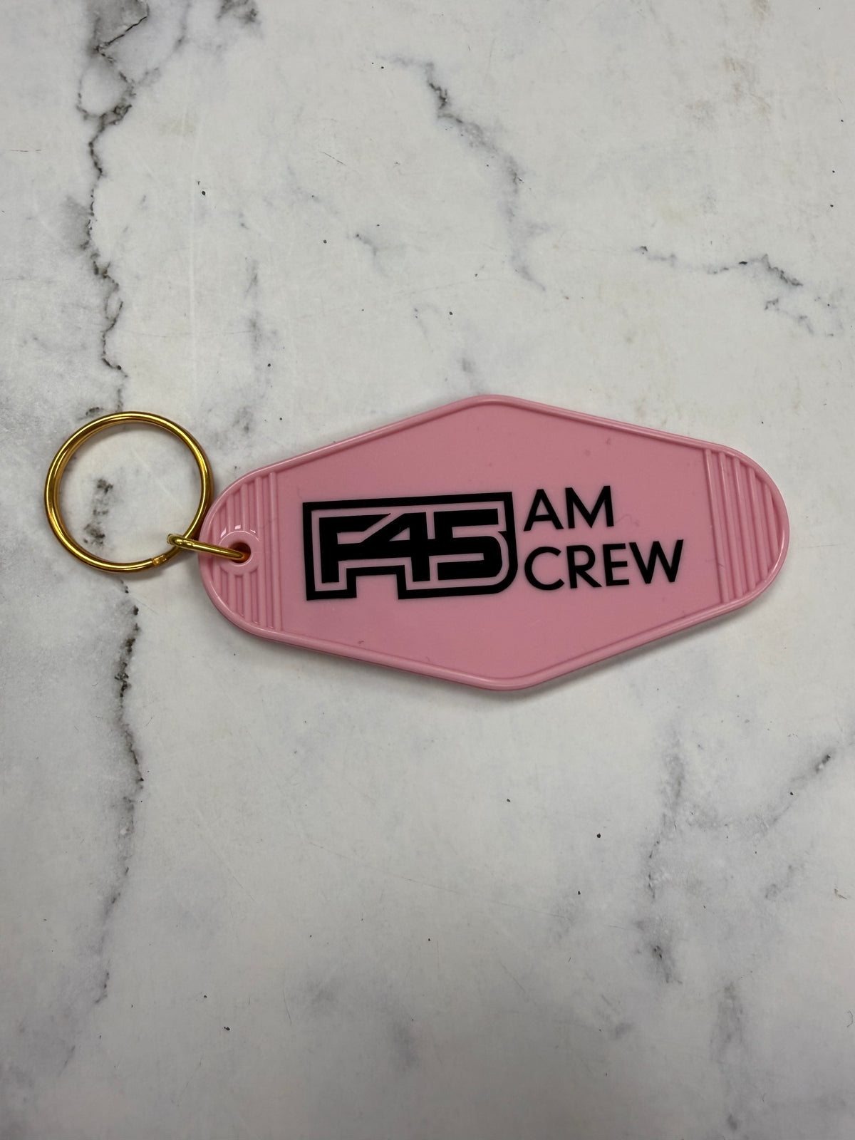 F45 AM CREW Keychain