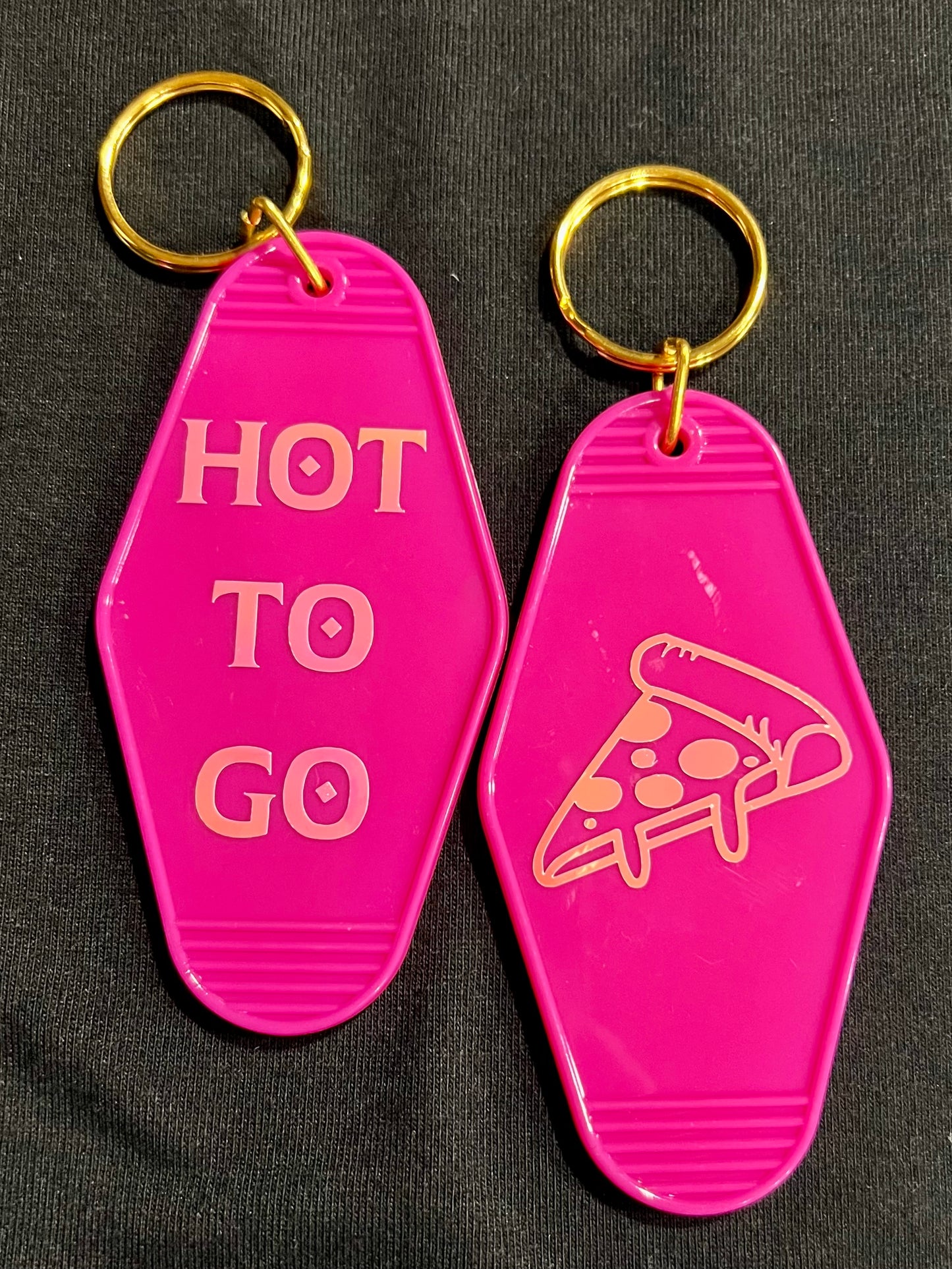 hot to go motel style keychain