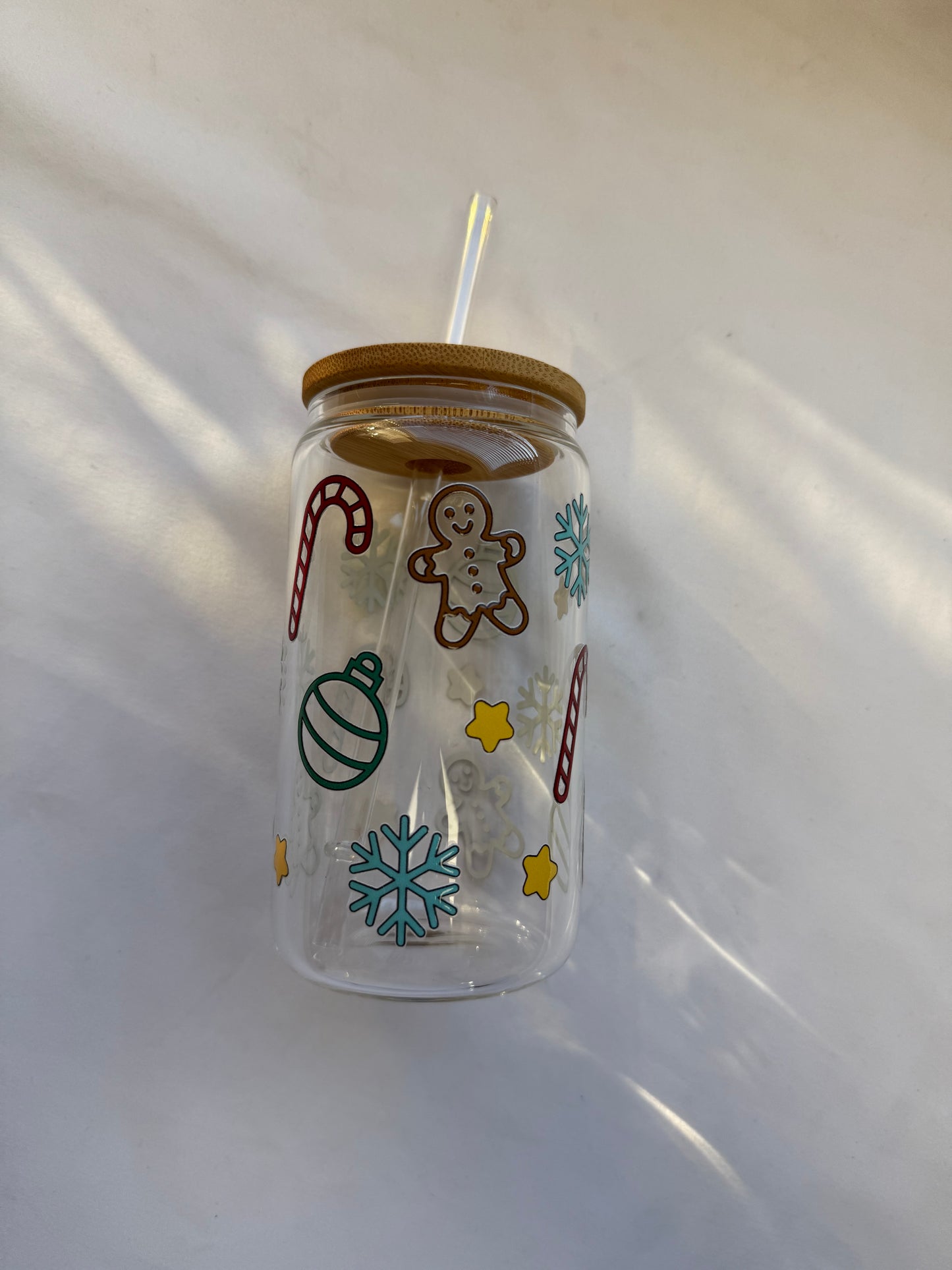 all things holiday 12oz glass cup