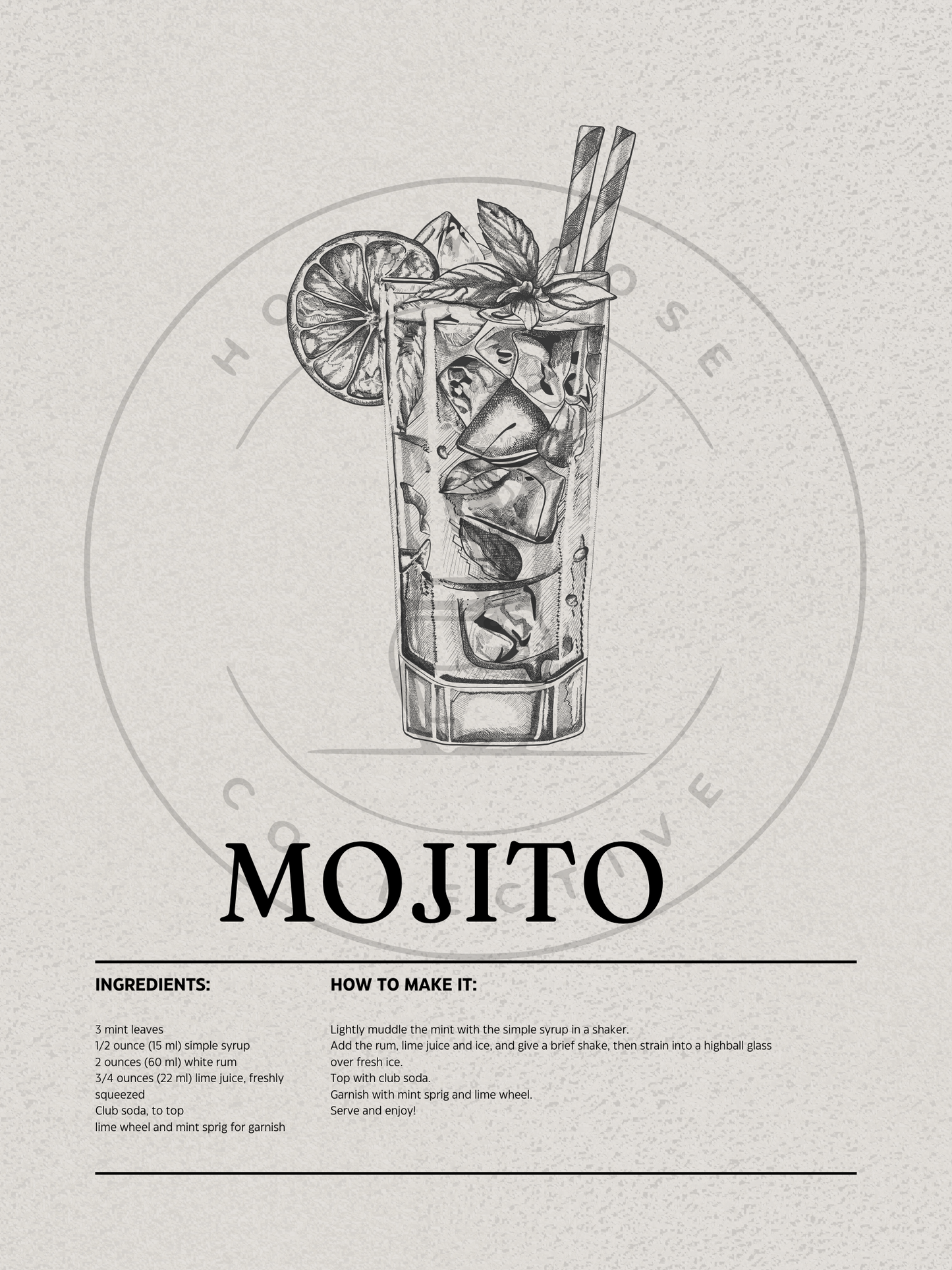 Mojito - Digital Print