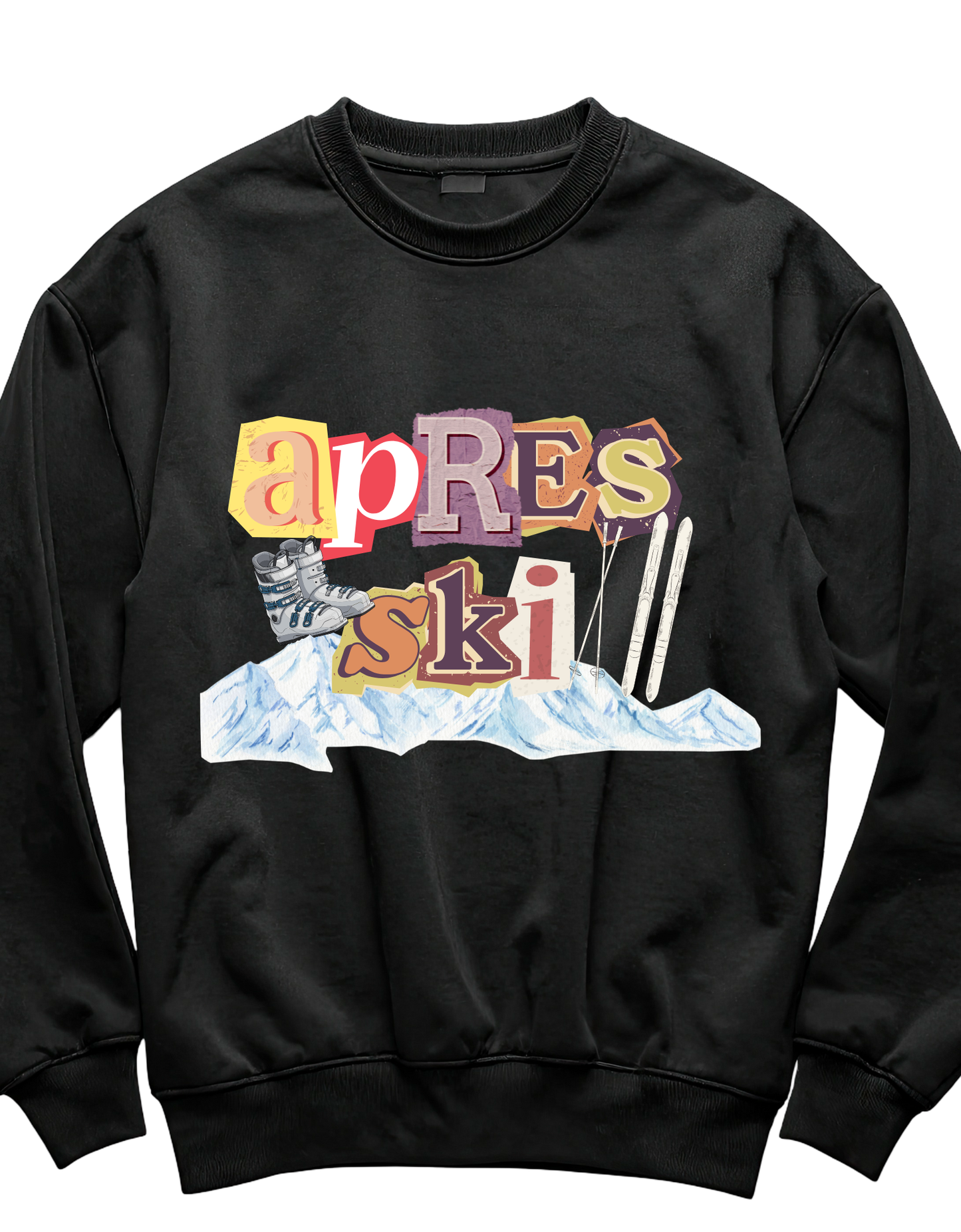apres ski crewneck fleece