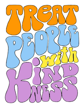 Treat People With Kindness Sticker