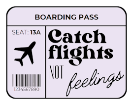 Catch Flights Sticker