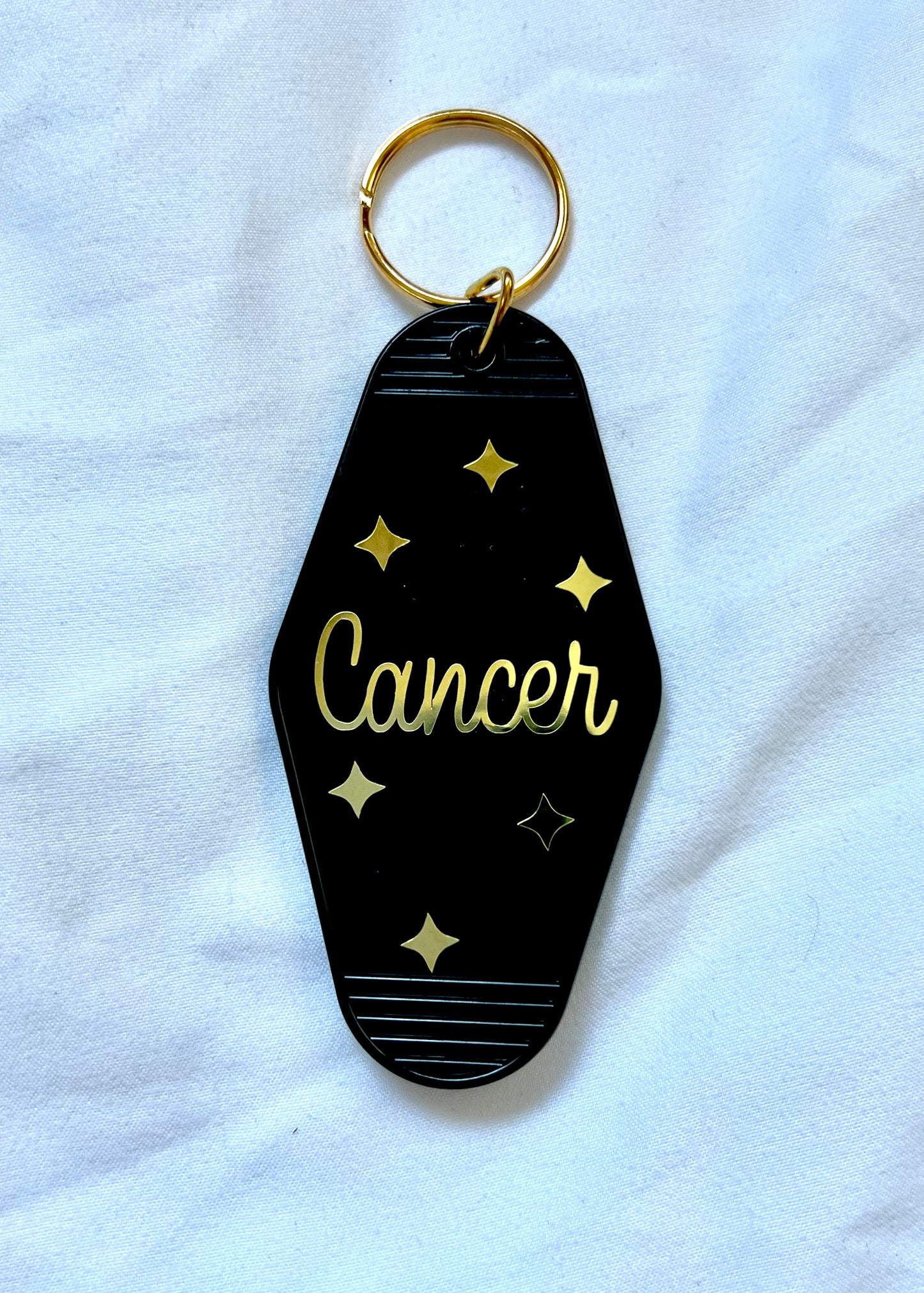 Zodiac Sign motel style keychain