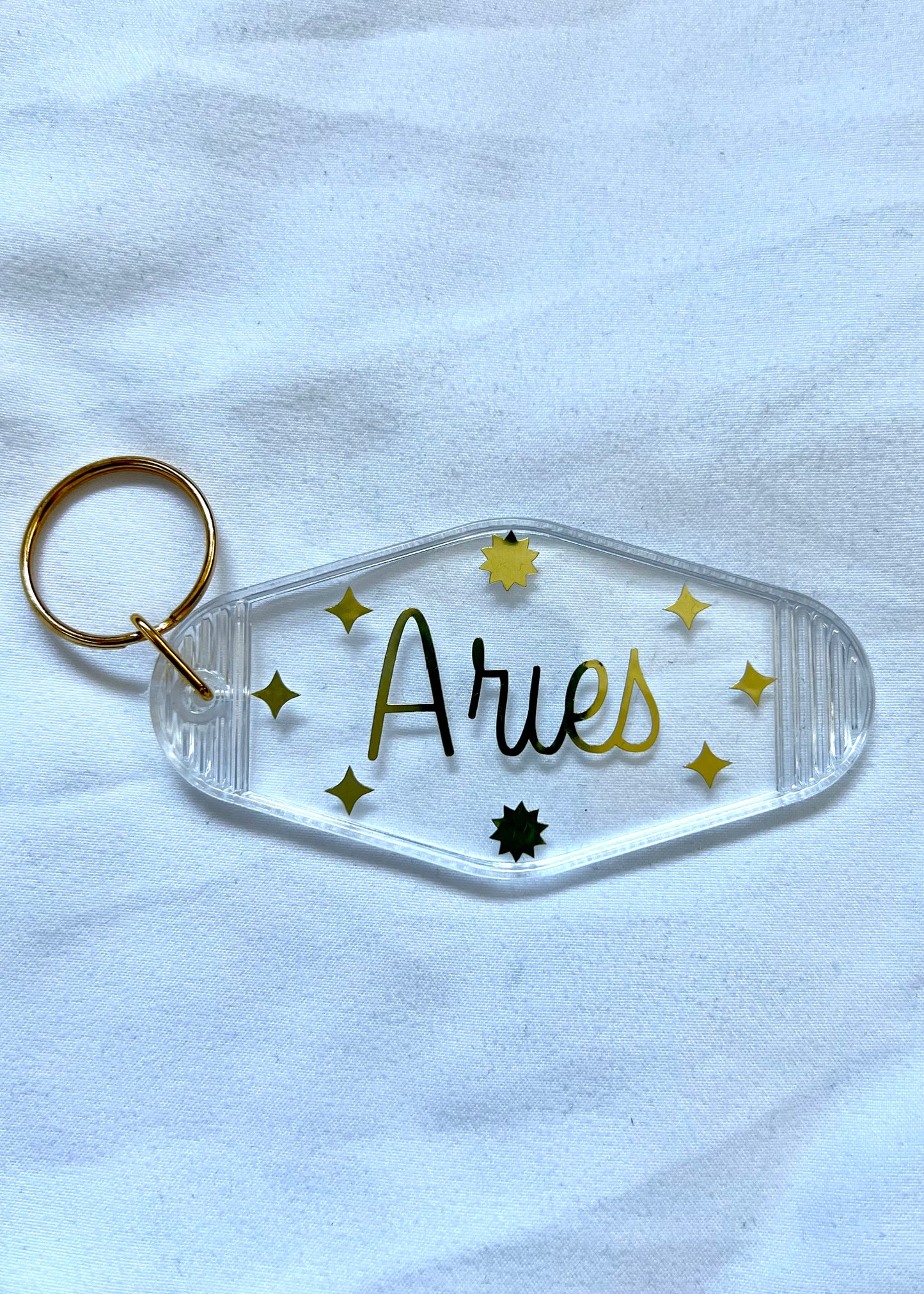 Zodiac Sign motel style keychain