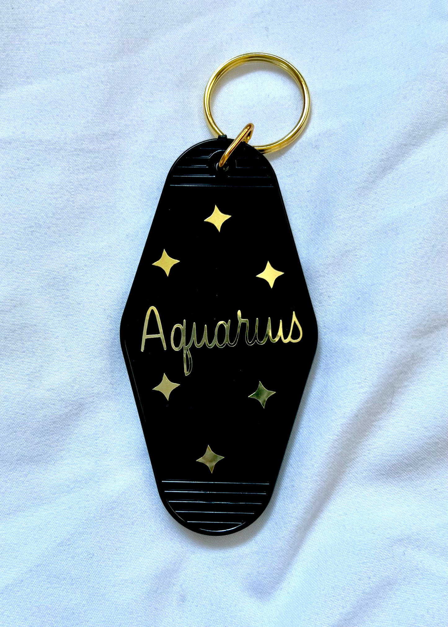 Zodiac Sign motel style keychain