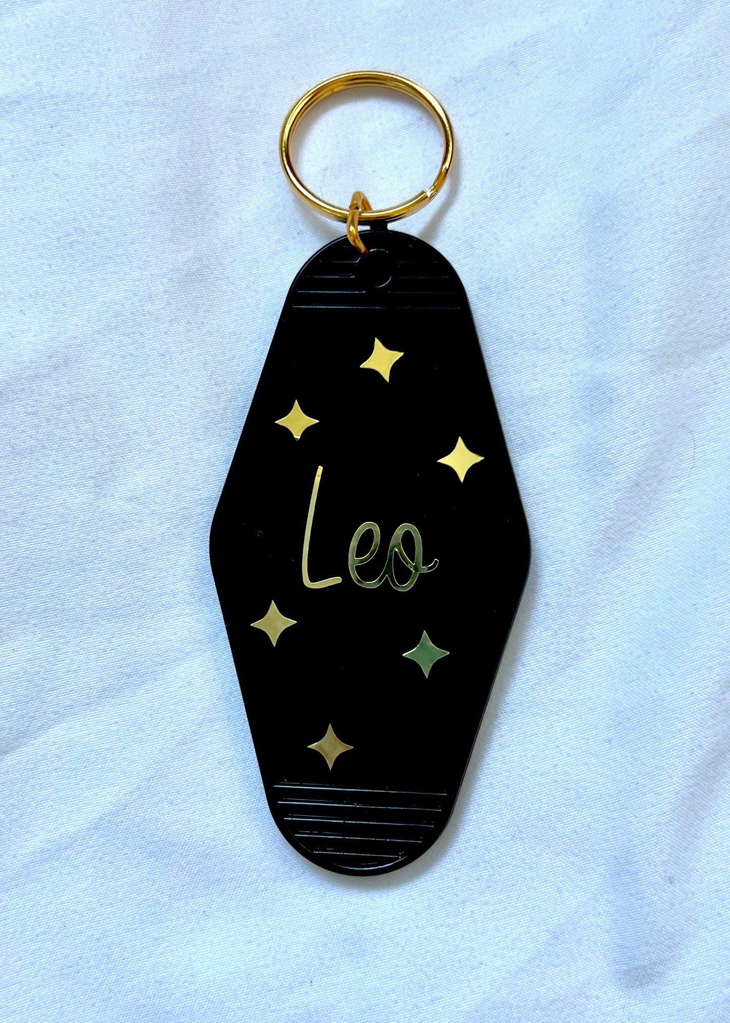 Zodiac Sign motel style keychain