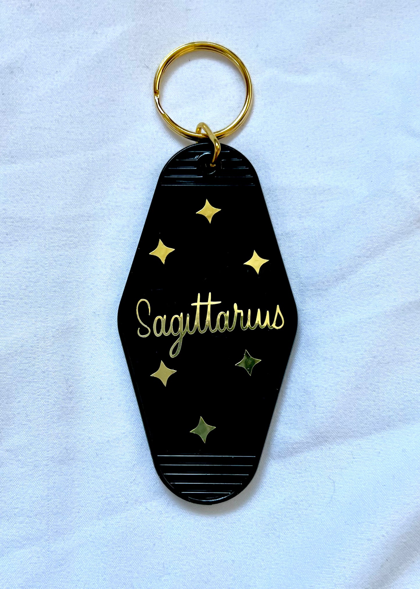 Zodiac Sign motel style keychain