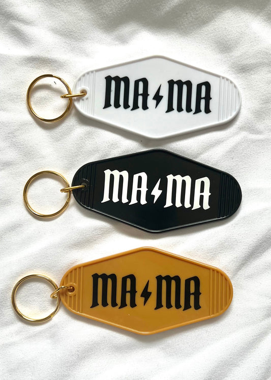 Mama motel style keychain