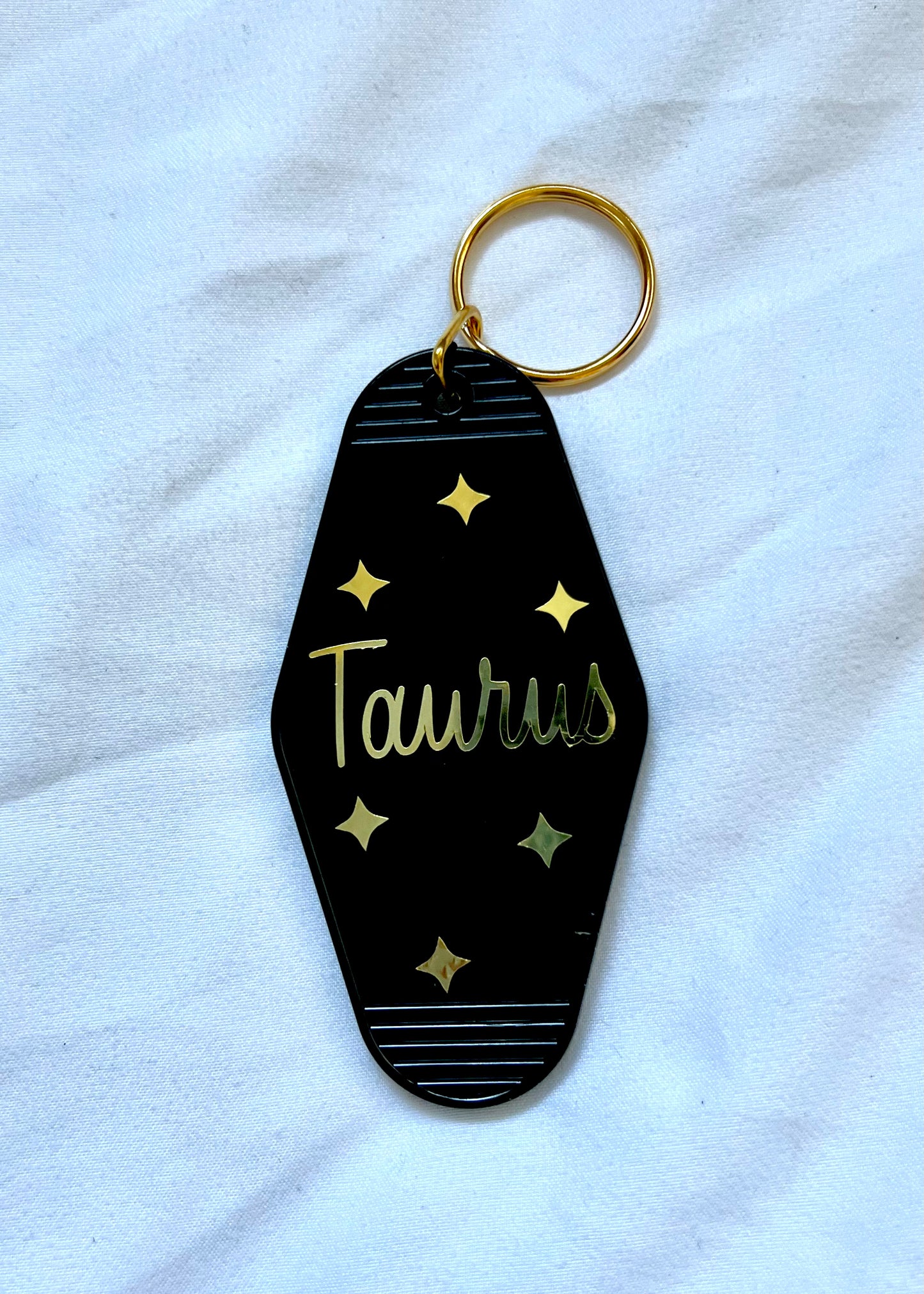 Zodiac Sign motel style keychain