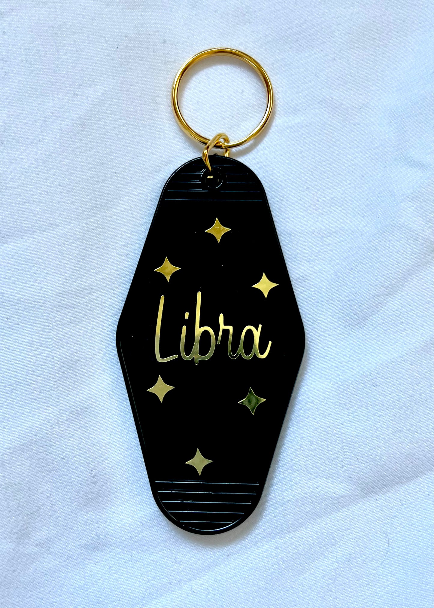 Zodiac Sign motel style keychain